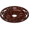 Ekena Millwork Loera Ceiling Medallion (Fits Canopies up to 6 1/4"), 26 5/8"OD x 4 1/2"ID x 1 3/8"P, Antique Copper CM26LOACS - alternate 2